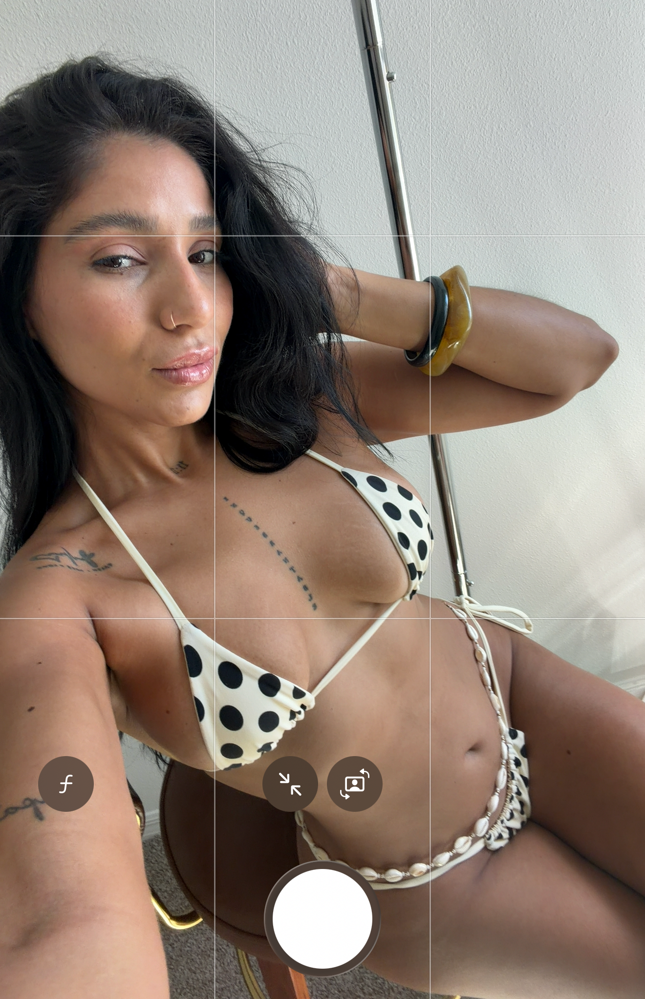 Ivory Micro Polka Dot
